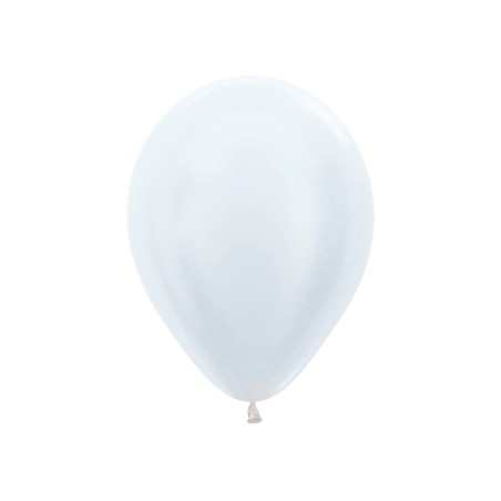 R9 405 Balon okrągły 9" perłowy biały (Pearl White)