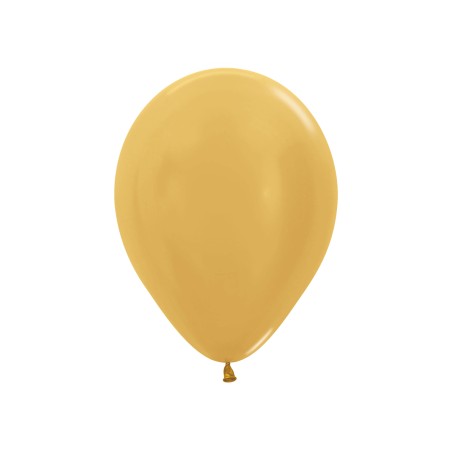 R9 570 Balon okrągły 9" metalik złoty (Metallic Gold)