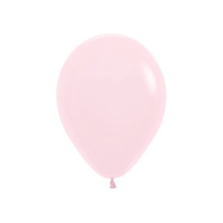 R9 609 Balon okrągły 9" pastelowy matowy róż (Pastel Matte Pink)
