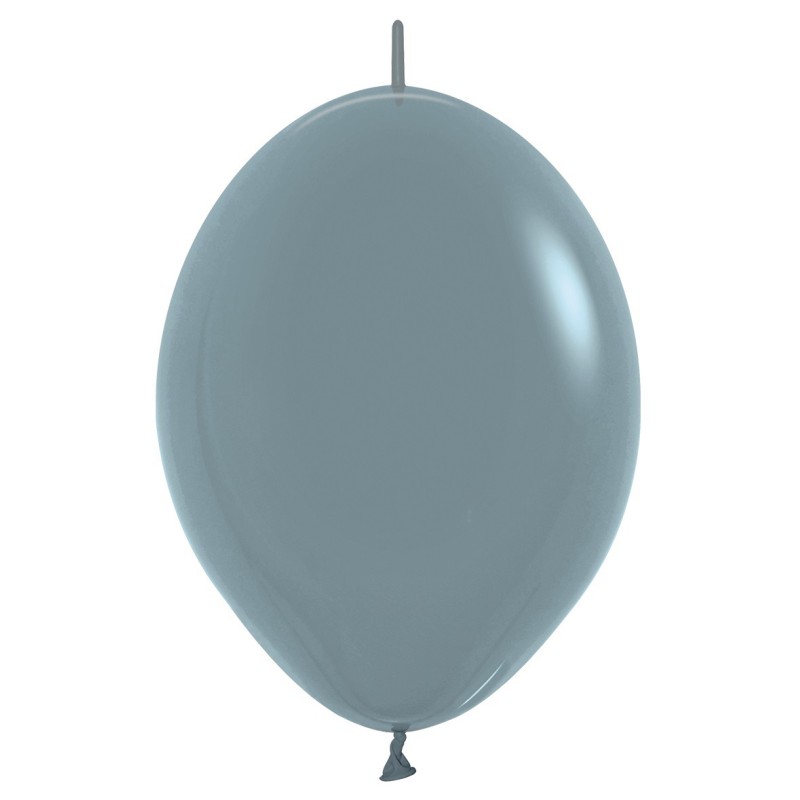 LOL12 140 Balon z łącznikiem 12" pastel dusk niebieski (Pastel Dusk Blue)