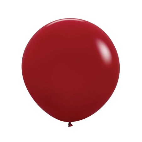 R24 016 Balon okrągły 24" cesarska czerwień (Imperial red)