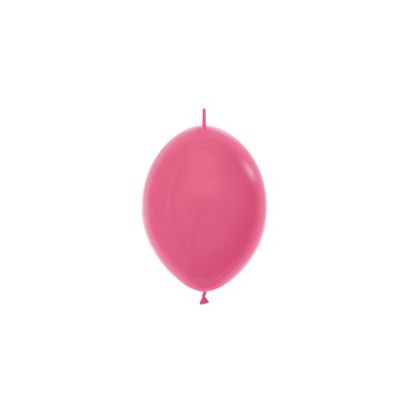 LOL6 012 Balon z łącznikiem 6" fuksja (Fuchsia)