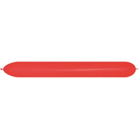LOL660 015 Balon z łącznikiem 660" czerwony (Red)