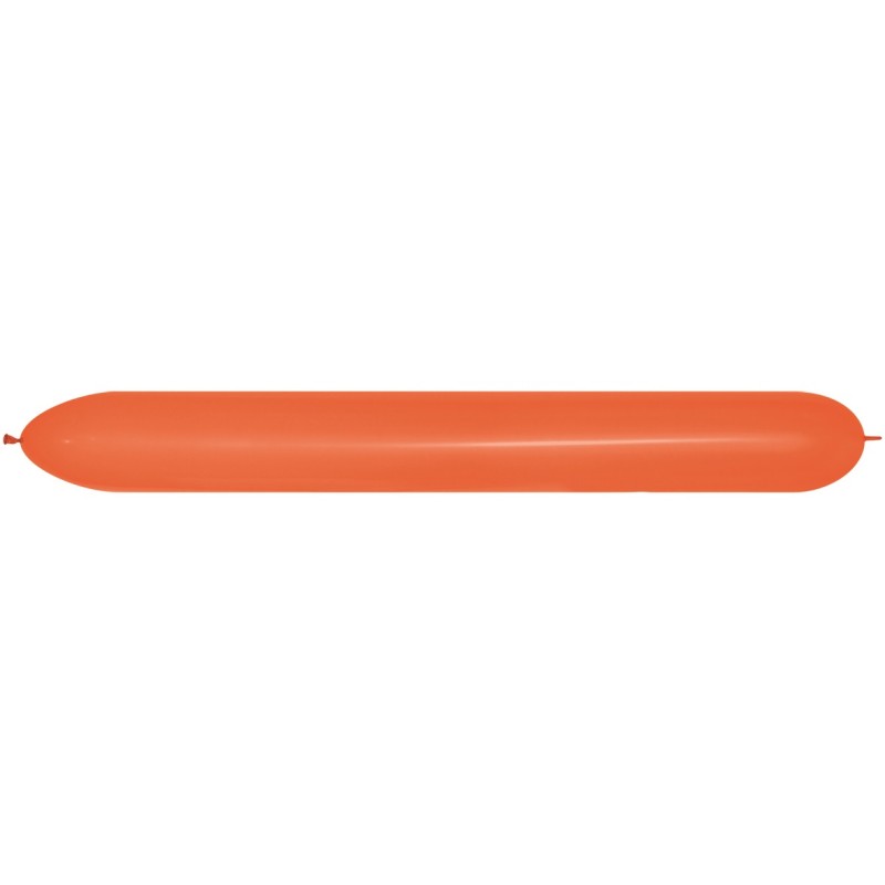 LOL660 061 Balon z łącznikiem 660" pomarańczowy (Orange)