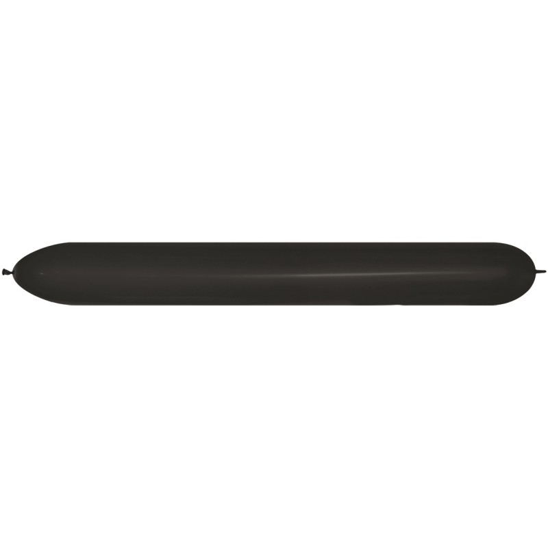 LOL6 60080 Balon z łącznikiem 660" czarny (Black)
