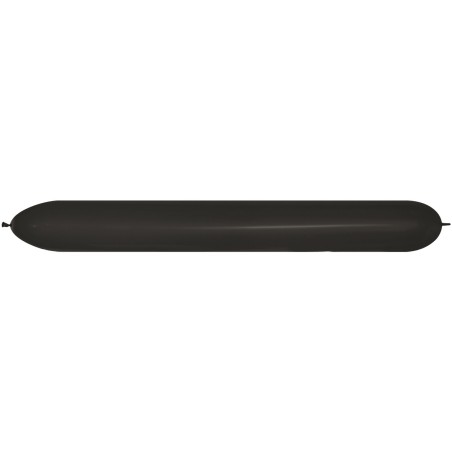 LOL6 60080 Balon z łącznikiem 660" czarny (Black)