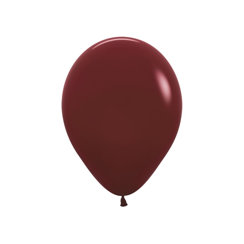 R9 018 Balon okrągły 9" czerwone wino (Merlot)