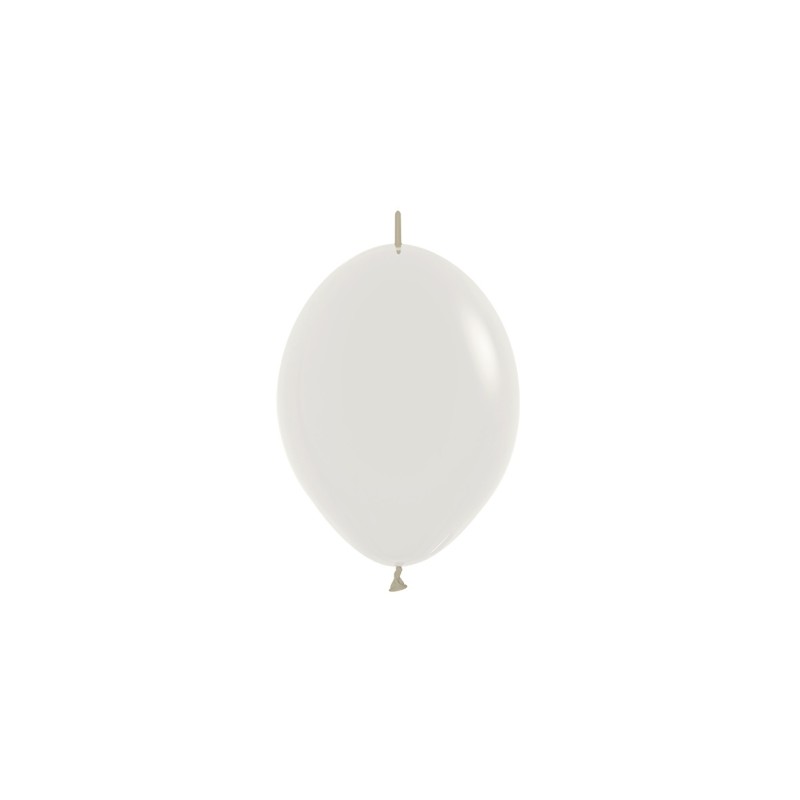 LOL6 107 Balon z łącznikiem 6"  pastel dusk kremowy (Pastel Dusk Cream)