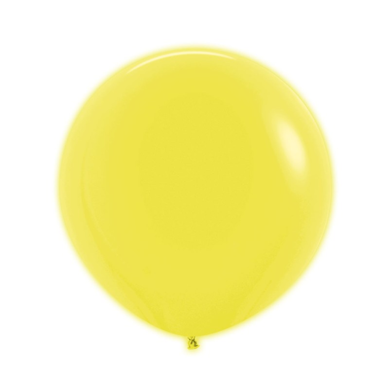 R24 220 Balon okrągły 24" neon żółty (Neon Yellow)