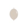 LOL6 071 Balon z łącznikiem 6" biały piasek (White Sand)