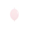 LOL6 609 Balon z łącznikiem 6" pastelowy matowy róż (Pastel Matte Pink)