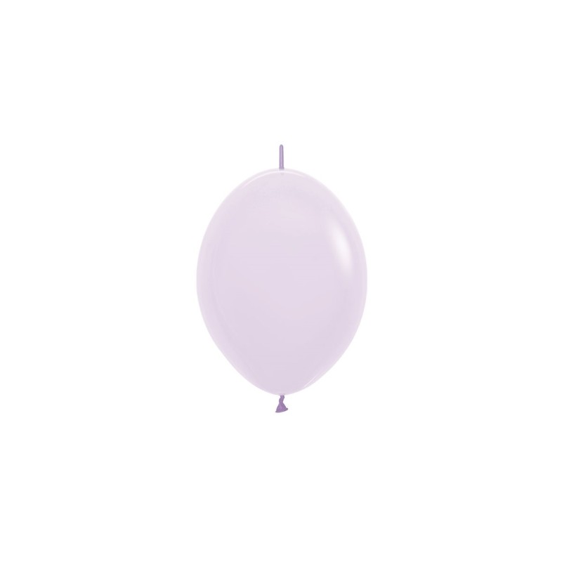 LOL6 650 Balon z łącznikiem 6" pastelowy matowy lila (Pastel Matte Lilac)
