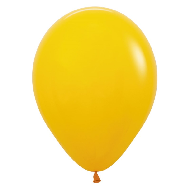 R12 021 Balon okrągły 12" miodowożółty (Honey Yellow)