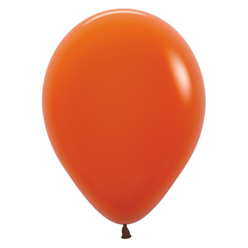 R12 062 Balon okrągły 12" pomarańcza zachodzącego słońca (Sunset Orange)