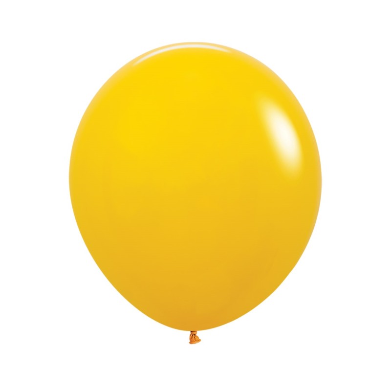 R18 021 Balon okrągły 18" miodowożółty (Honey Yellow)