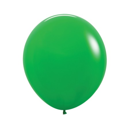 R18 029 Balon okrągły 18" zielona koniczyna (Shamrock Green)