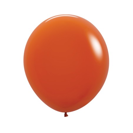 R18 062 Balon okrągły 18" pomarańcza zachodzącego słońca (Sunset Orange)