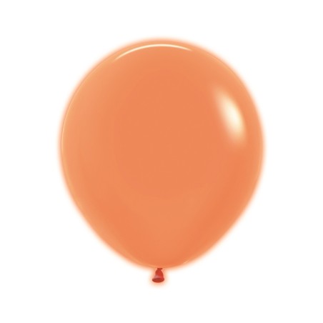 R18 261 Balon okrągły 18" neon pomarańczowy (Neon Orange)