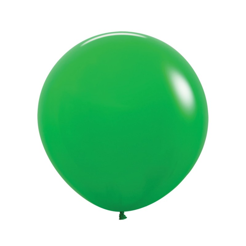 R24 029 Balon okrągły 24" zielona koniczyna (Shamrock Green)