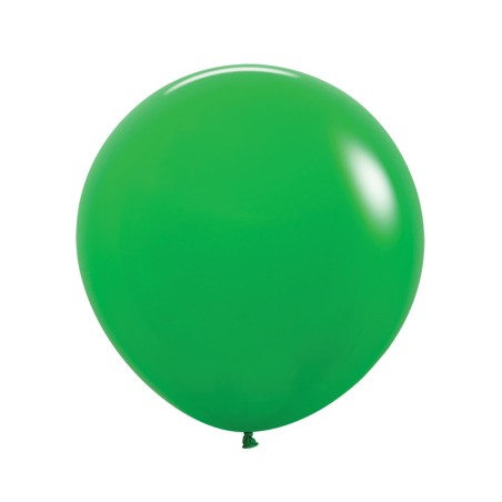 R24 029 Balon okrągły 24" zielona koniczyna (Shamrock Green)
