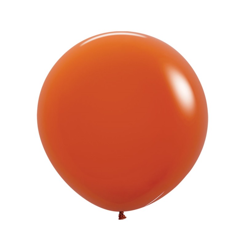R24 062 Balon okrągły 24" pomarańcza zachodzącego słońca (Sunset Orange)