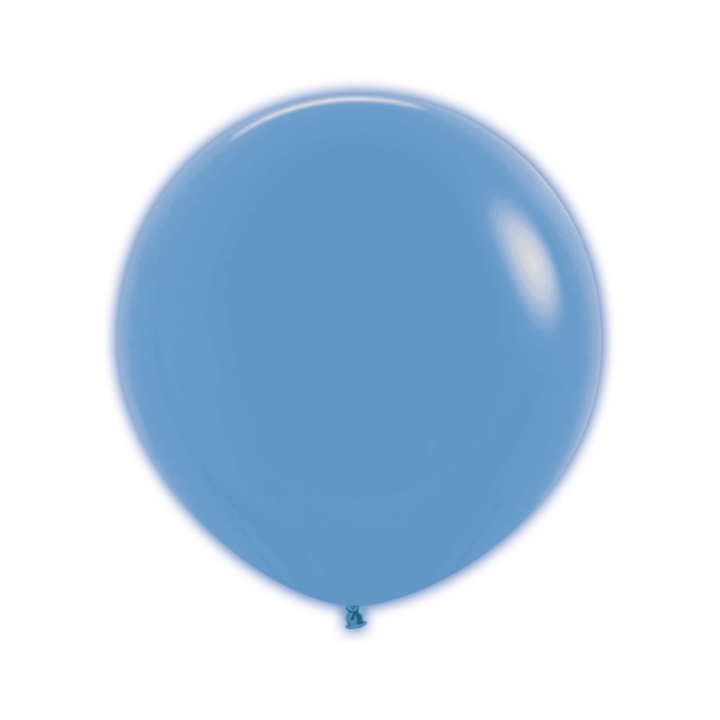 R24 240 Balon okrągły 24" neonowy niebieski