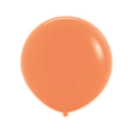 R24 261 Balon okrągły 24" neonowy pomarańczowy