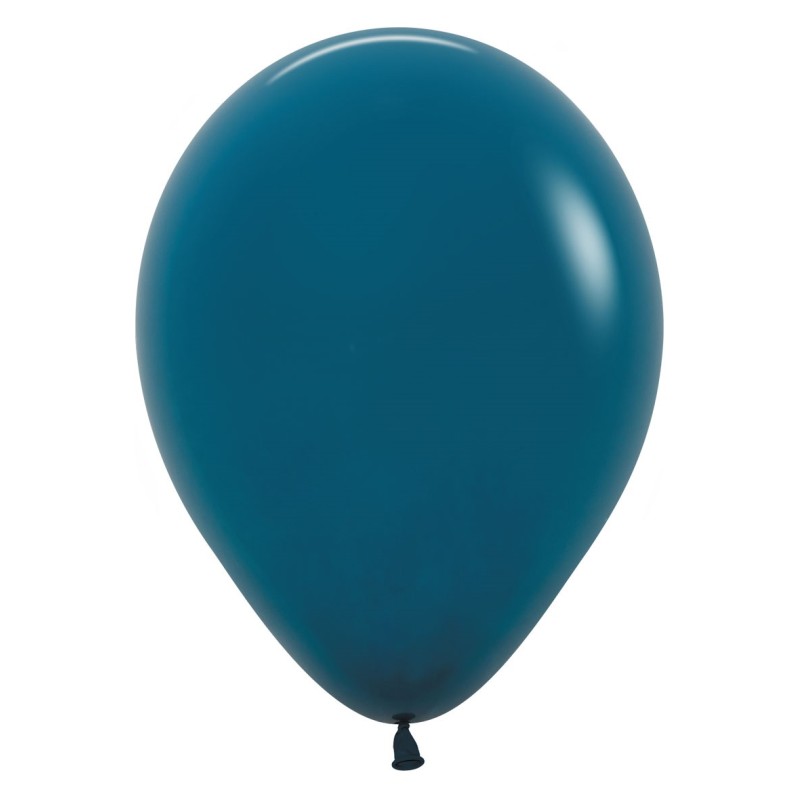 R12 035R balon okrągły 12" głęboki turkus 12x12