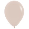 R12 071R balon okrągły 12" biały piasek 12x12