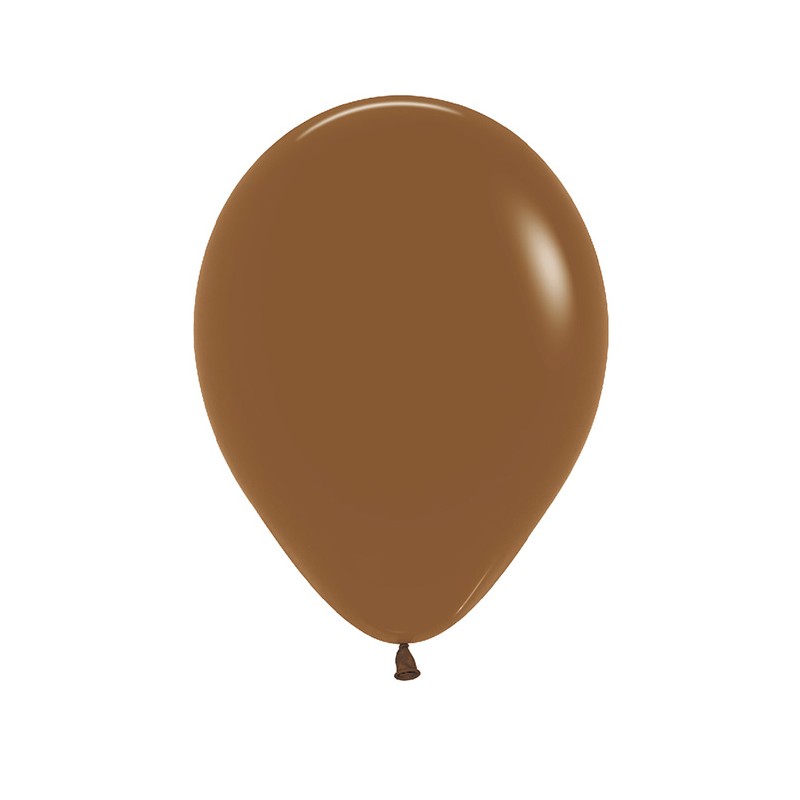 R12 074R balon okrągły 12" kawowy 12x12