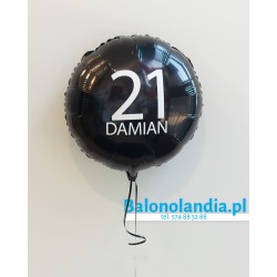 Nadruk na pojedynczych balonach