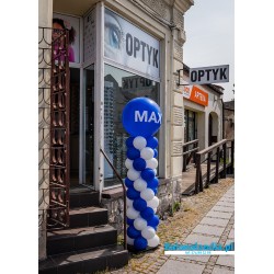 Nadruk na pojedynczych balonach