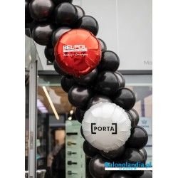 Nadruk na pojedynczych balonach