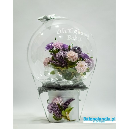 box prezentowy z kwiatami Balonolandia