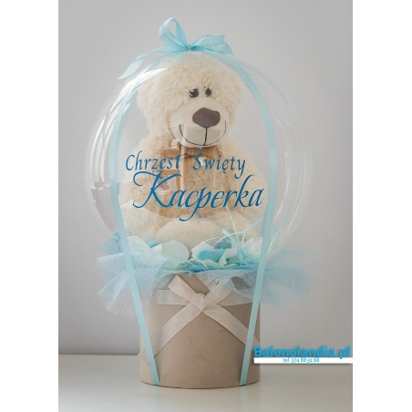 box z prezentem i nadrukiem Balonolandia