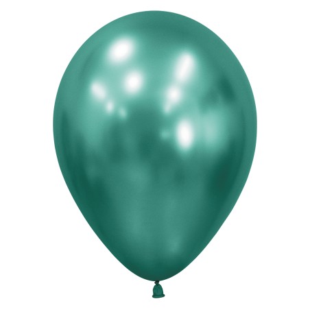 R12 932 Balon okrągły 12" reflex zieleń zorzy