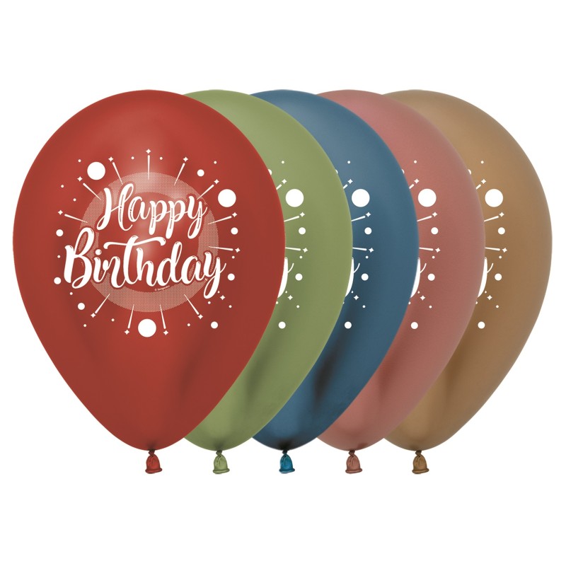 Sempertex - Happy Birthday - Multicolor - Reflex Assortment