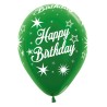 R12 HBSPARK Balon okrągły 12" Happy Birthday Sparkles