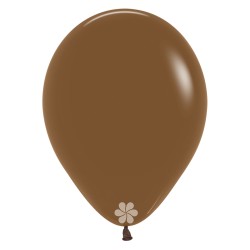 Balon okrągły 12" Sempertex w kolorze Mocha z Balonolandia