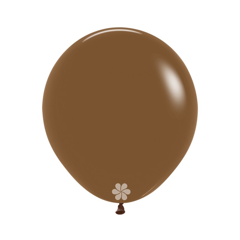 Balon okrągły 18" Sempertex mocha w Balonolandia