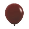 R18 018 Balon okrągły 18" czerwone wino (Merlot)