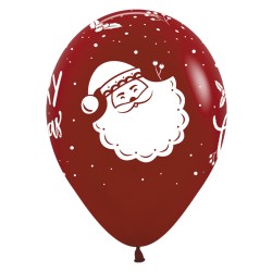 R12 9892 Balon okrągły 12" Merry Christmas
