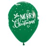 R12 9892 Balon okrągły 12" Merry Christmas