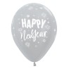 R12 2603 Balon okrągły 12" Happy New Year
