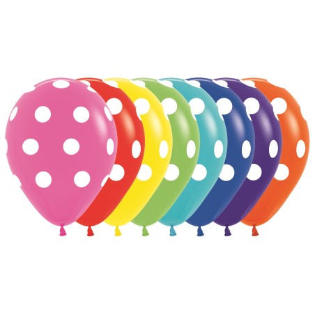 R12 PDWA Polka Dots miks kolorów