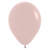 R12 058 Balon okrągły 12"  kremowy róż