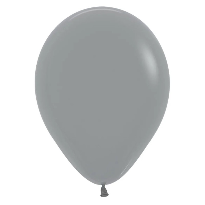 R12 082 Balon okrągły 12"  miejski szary