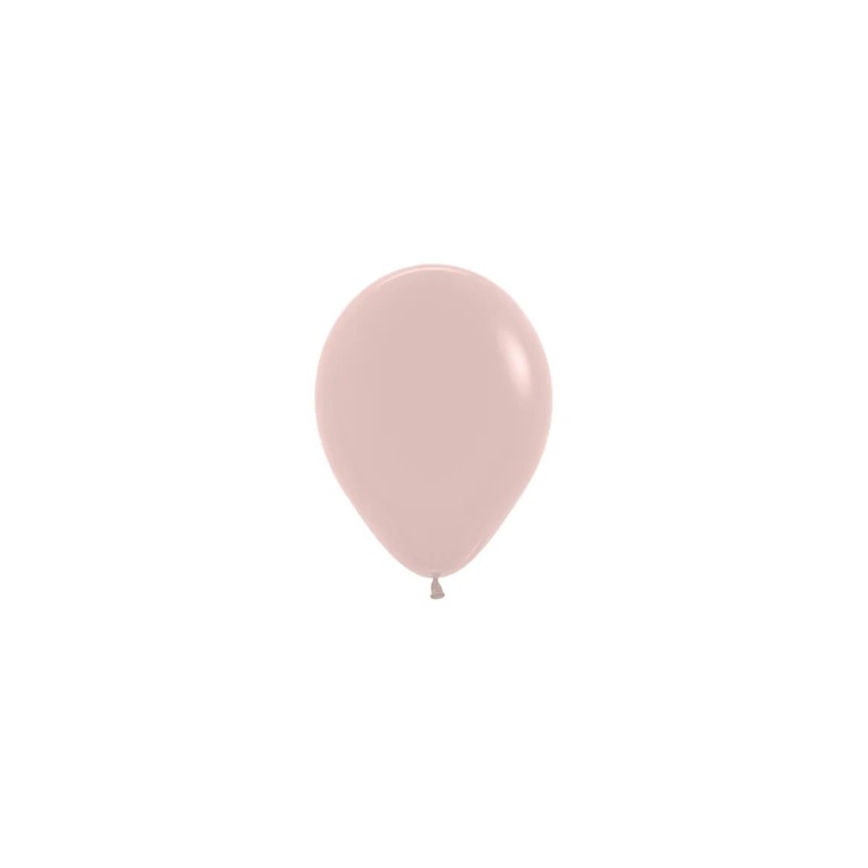 R5 058 Balon okrągły 5" kremowy róż