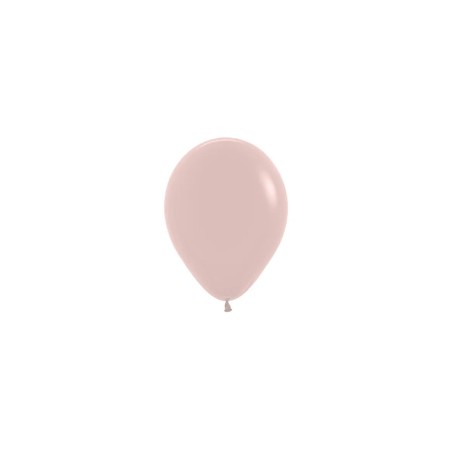 R5 058 Balon okrągły 5" kremowy róż