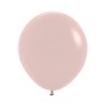 R18 058 Balon okrągły 18"  kremowy róż